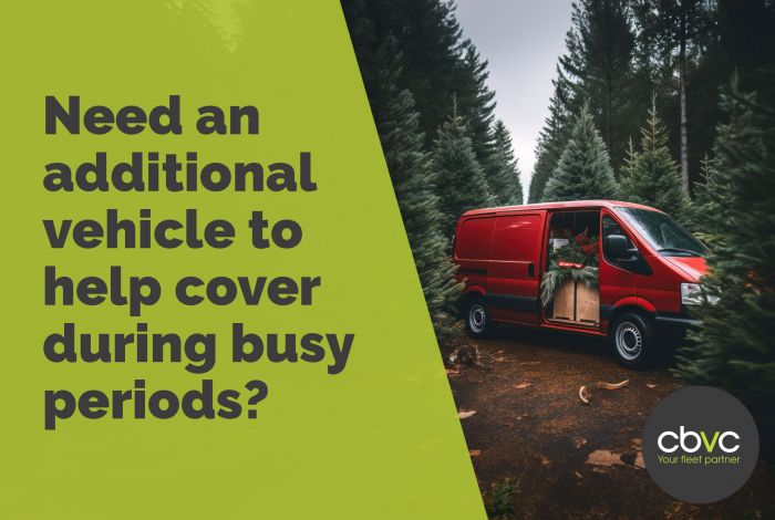 Need an additional vehicle to help cover the busy Christmas Period?
